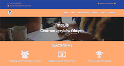 Desktop Screenshot of impuls.edu.pl