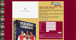 Desktop Screenshot of maxici.impuls.cz