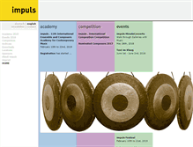 Tablet Screenshot of impuls.cc